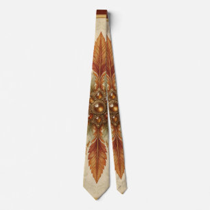 Archival Parchment Botanical Neck Tie
