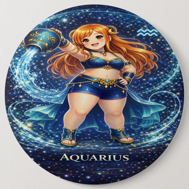  Archive Galaxy: Aquarius Beta Bearer Button (Front)