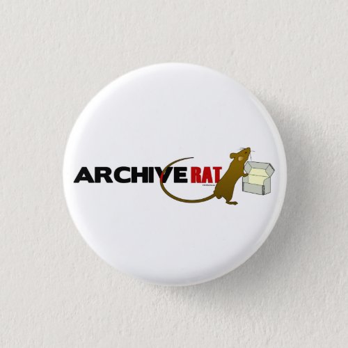 Archive Rat Version 2 Pinback Button
