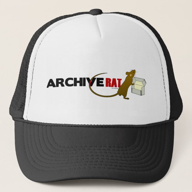 Archive Rat (Version 2) Trucker Hat (Front)