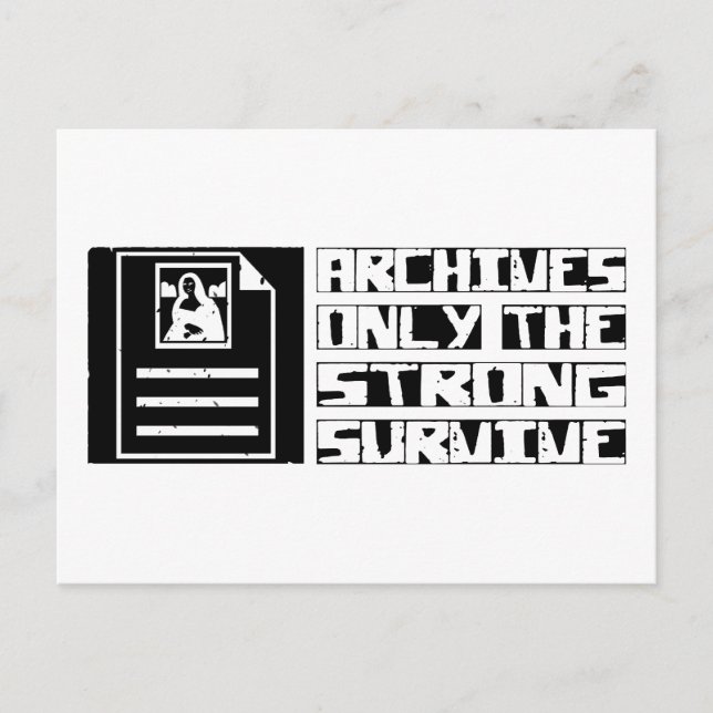 Archives Survive Postcard (Front)