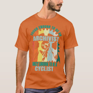 Archivist Biker Design T-Shirt