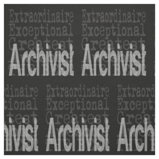 Archivist Extraordinaire Fabric