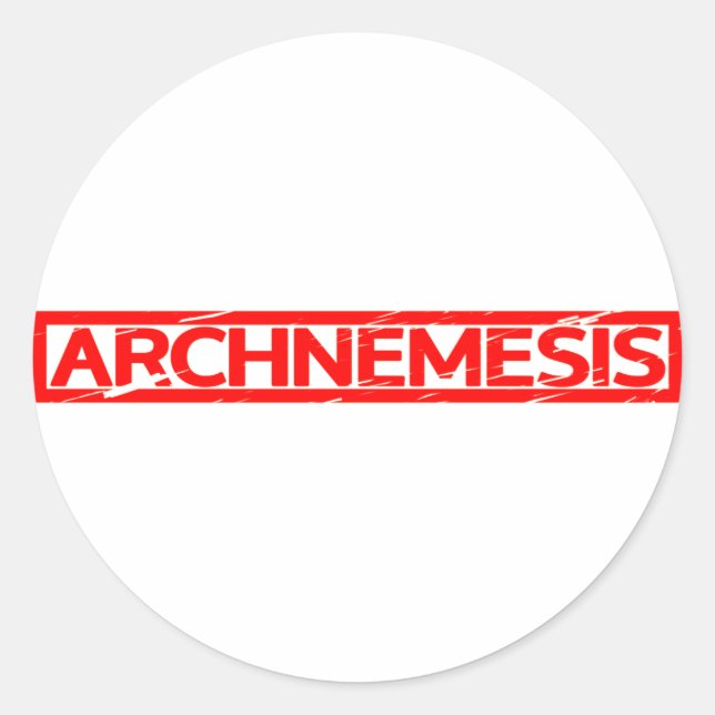 Archnemesis Stamp Classic Round Sticker (Front)