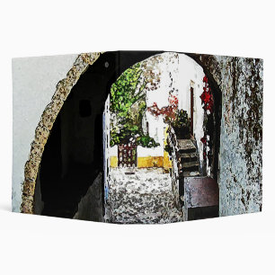 Archway in Obidos Portugal - large Binder
