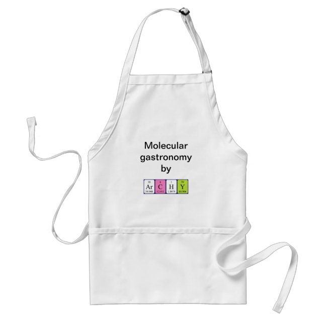 Archy periodic table name apron (Front)