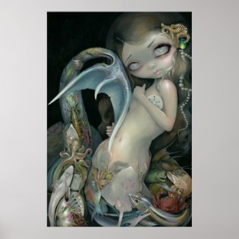 Arcimboldo Mermaid Art Print Pop Surrealism Sea by strangeling at Zazzle