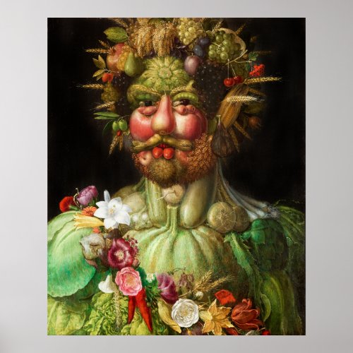 Arcimboldo Rudolf II Poster