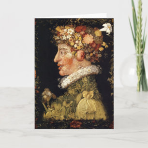 Arcimboldo Spring Greeting Card