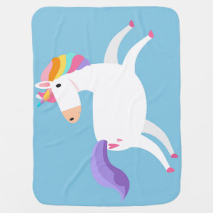 arco-iris cavalinho baby blanket