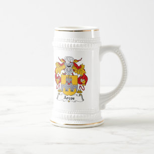 Arcos Family Crest Beer Stein