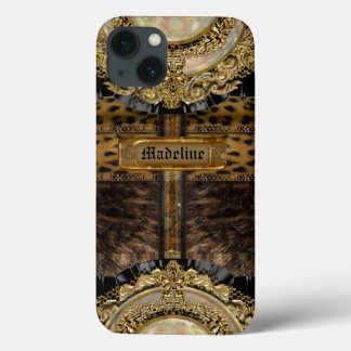Arcos Leopard Monogram Tough iPhone 13 Case