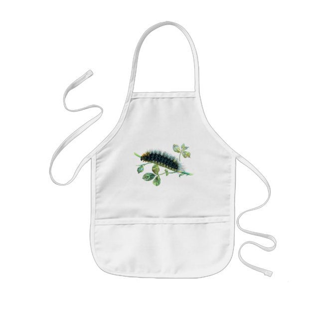 Arctia caja caterpillar kids' apron (Front)