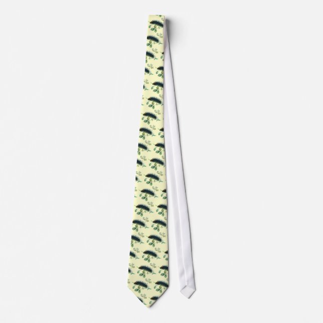 Arctia caja caterpillar neck tie (Front)