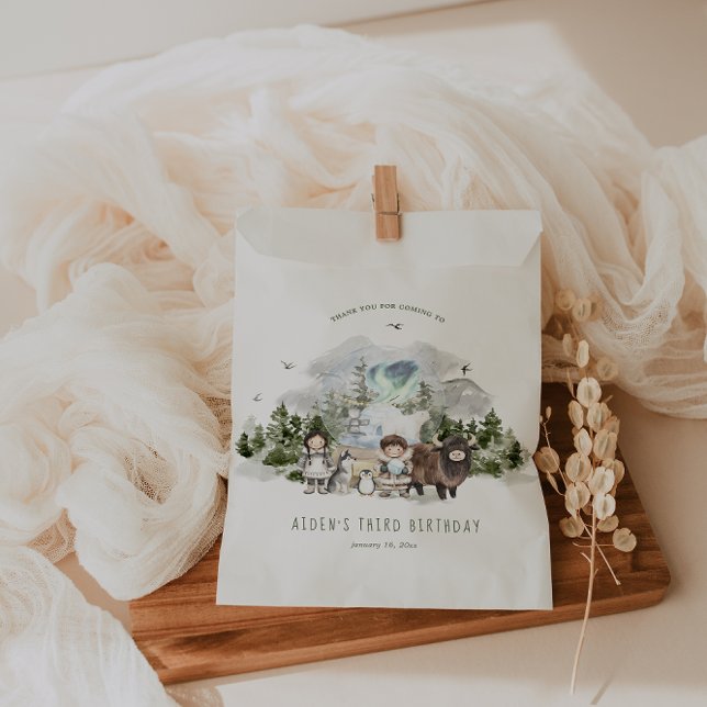 Arctic Adventure Birthday Party Favor Bag (Creator Uploaded)