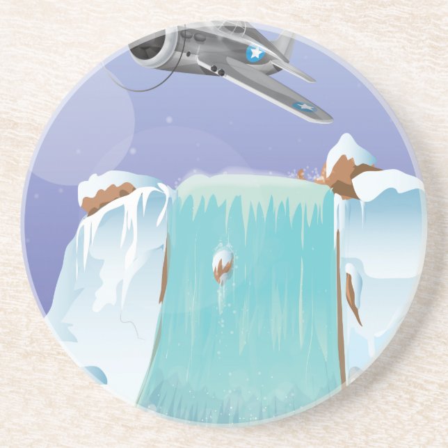 Arctic Adventure Drink Coaster (Front)