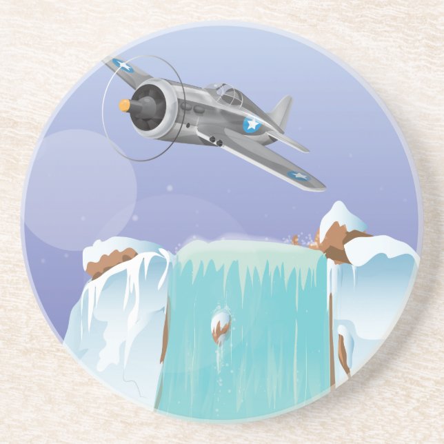 Arctic Adventure Drink Coaster (Front)