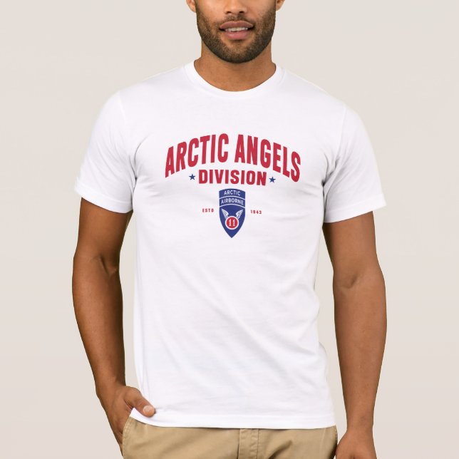 Arctic Angels Division 11th Airborne T-Shirt (Front)