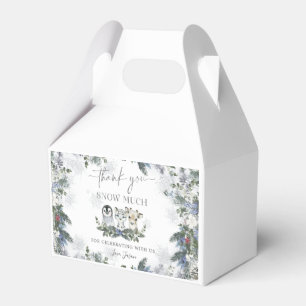 Arctic Animal Winter Onederland 1st Birthday Favor Boxes
