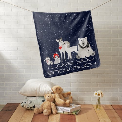 Arctic Animals  Baby Blanket