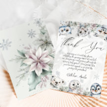Arctic Animals Baby Shower
