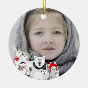 Arctic Animals  Ceramic Ornament