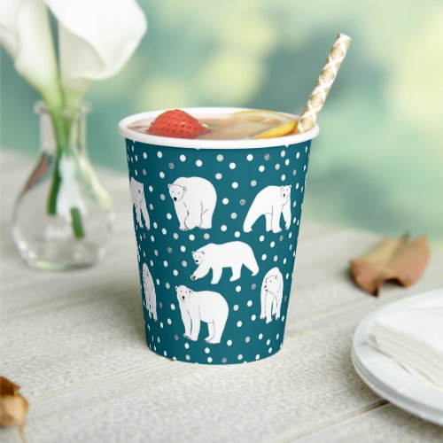 Arctic Animals Collection_ Polar Bears Paper Cups