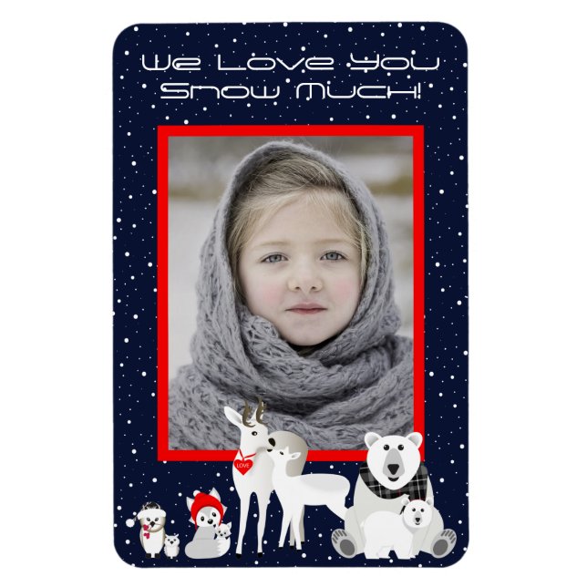 Arctic Animals Magnet (Vertical)