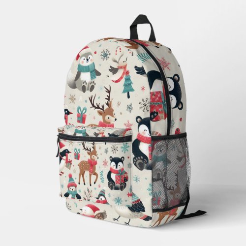 Arctic Animals Pattern Backpack
