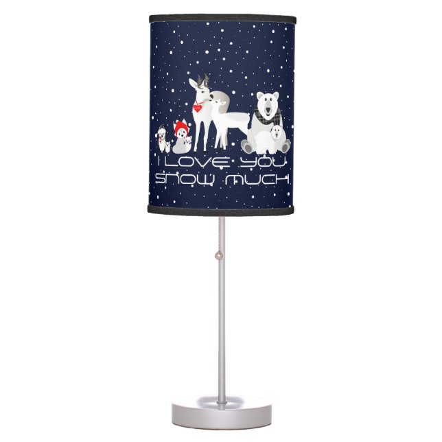 Arctic Animals   Table Lamp (Front)