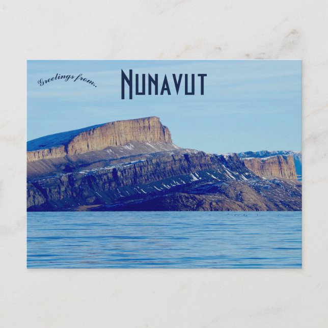 Arctic Bay Nunavut Canada Postcard (Front)