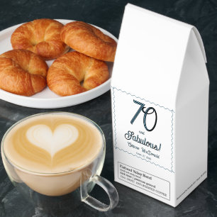 Arctic Blue Seventy and Fabulous 70th Birthday Roasted Coffee