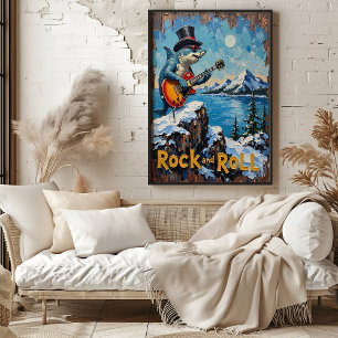 Arctic Blues: Shredding Shark Poster