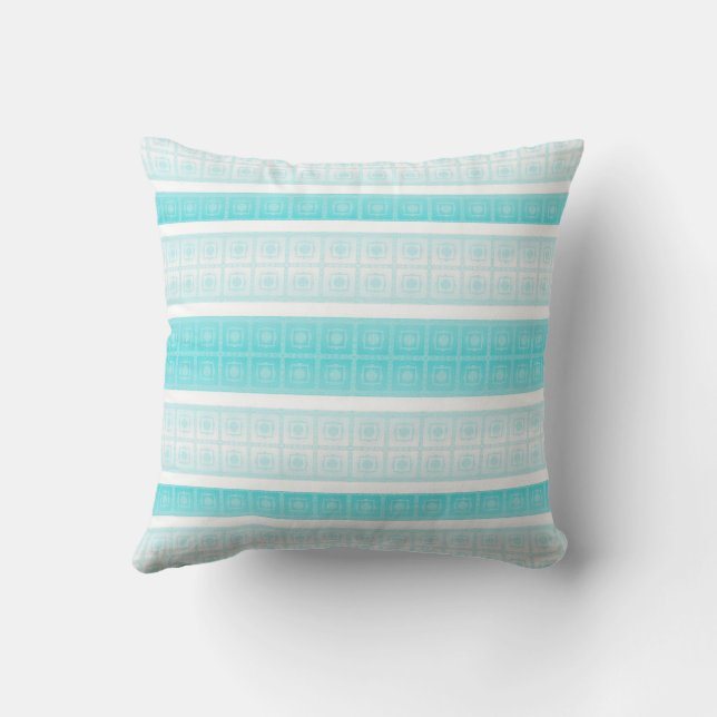 Arctic Breeze Throw Pillow (Back)