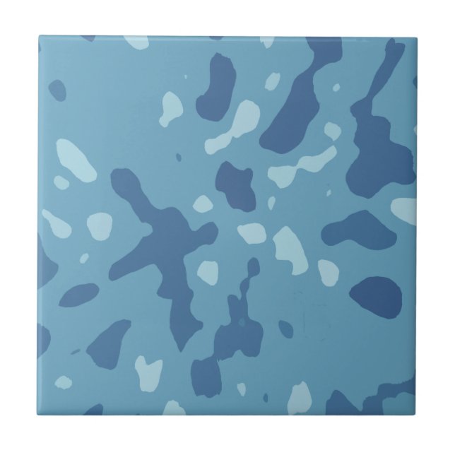 Arctic Camo Drift Ceramic Tile (Front)