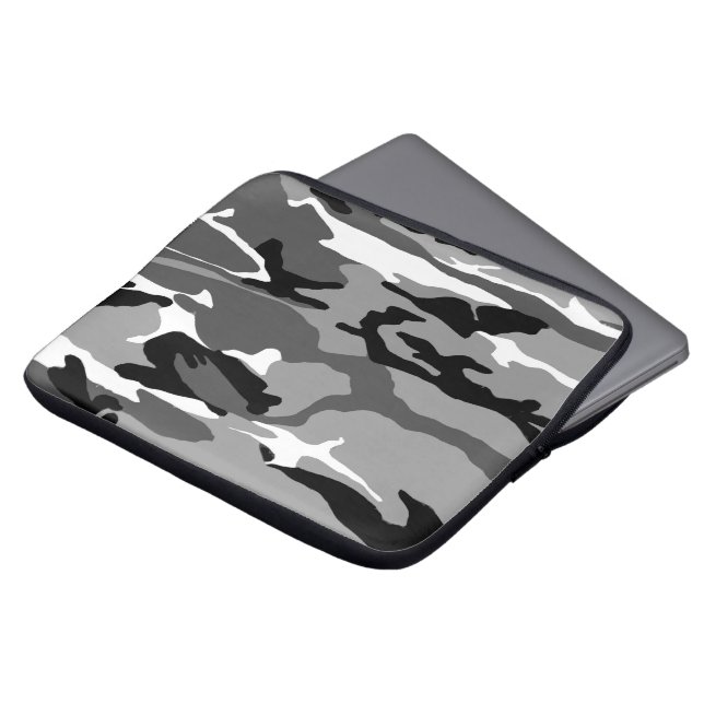 Arctic Camo Laptop Sleeve (Front Top)