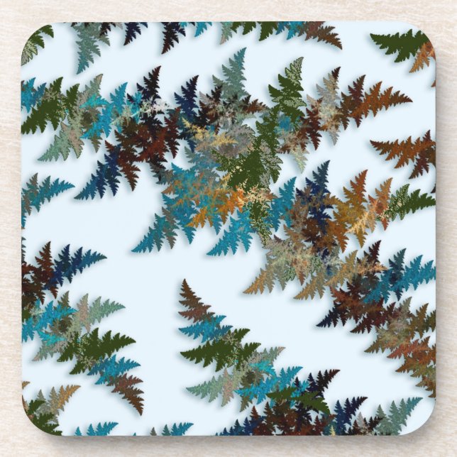Arctic Camouflage Drink Coaster (Front)