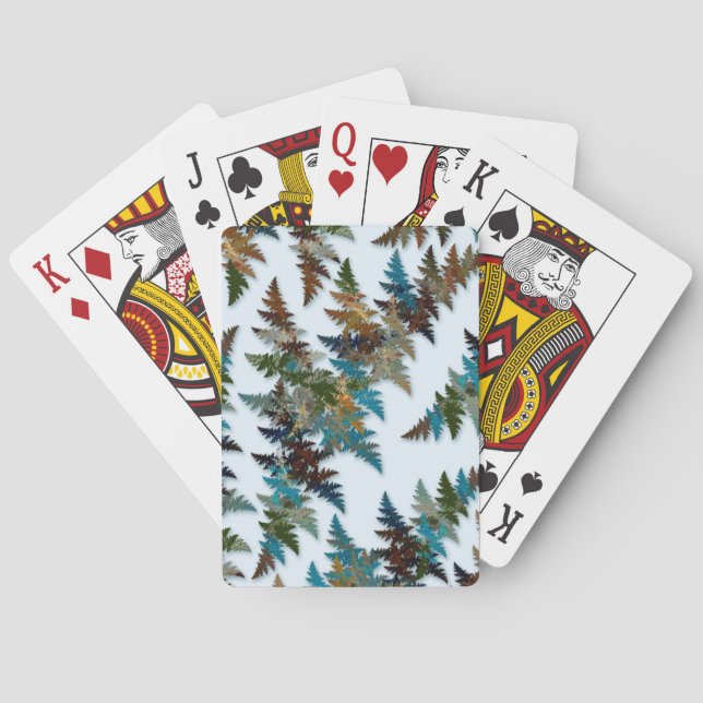 Arctic Camouflage Poker Cards (Back)