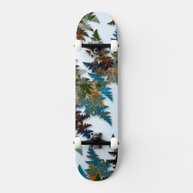 Arctic Camouflage Skateboard Deck (Front)