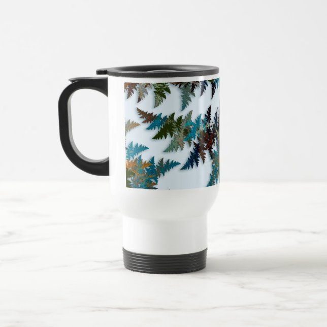 Arctic Camouflage Travel Mug (Left)