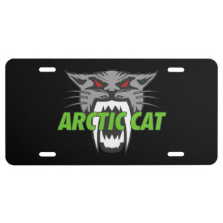 Arctic cat license plate