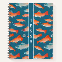 Arctic Char Geometric Colourful Custom Pattern