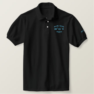 Arctic Circle, Alaska, 66, 0, 33, ', N Embroidered Polo Shirt