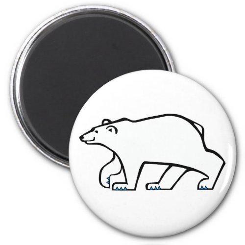Arctic_Cool Polar Bear _Endangered animal _ Nature Magnet