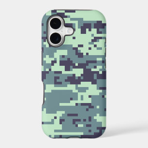 Arctic Digital Camo Pattern iPhone 17 Case