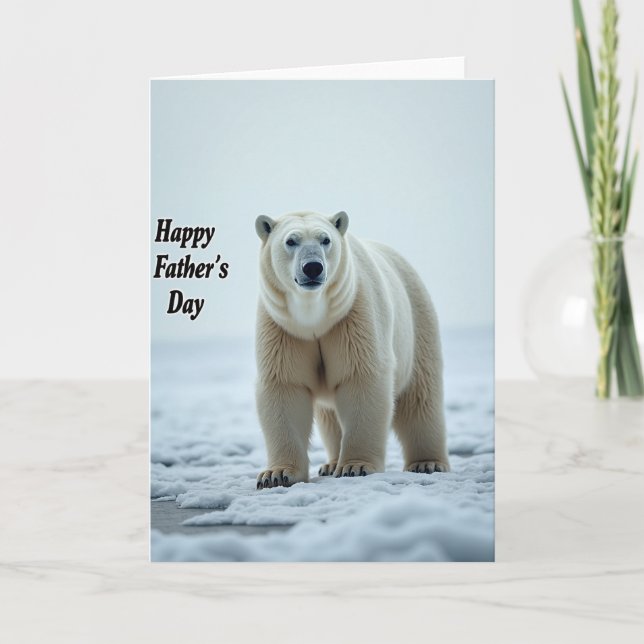 Arctic Fathers Day Card (Front)