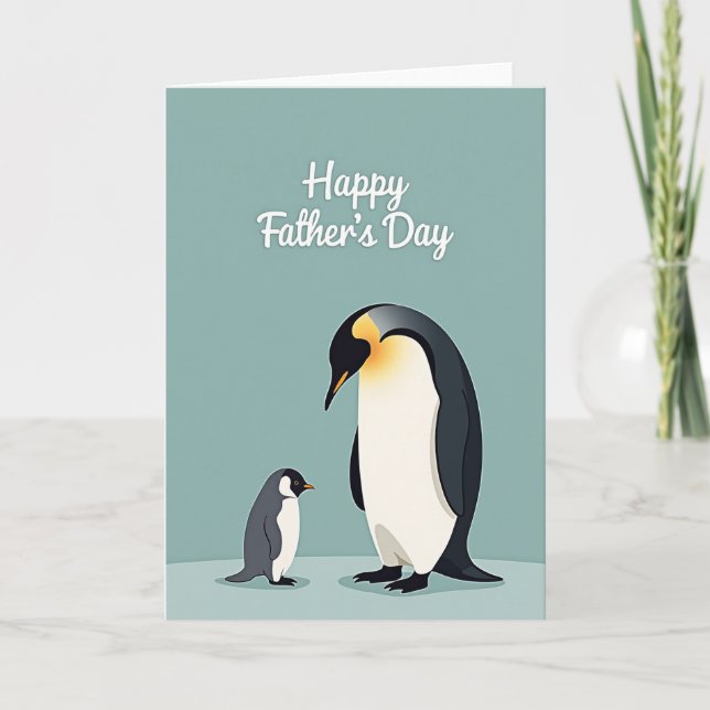 Arctic Fathers Day Glow Card (Front)