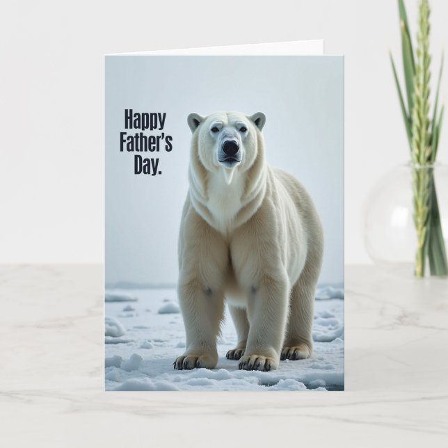 Arctic Fathers Day Predator Card (Front)