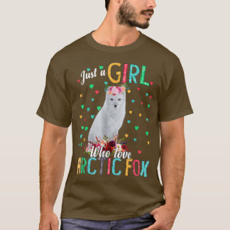 Arctic FoJust A Girl Who Loves Arctic Fo 109 T-Shirt