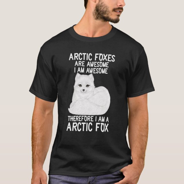 Arctic Fox Artic Animals Cute Artic Fox Pajamas  1 T-Shirt (Front)